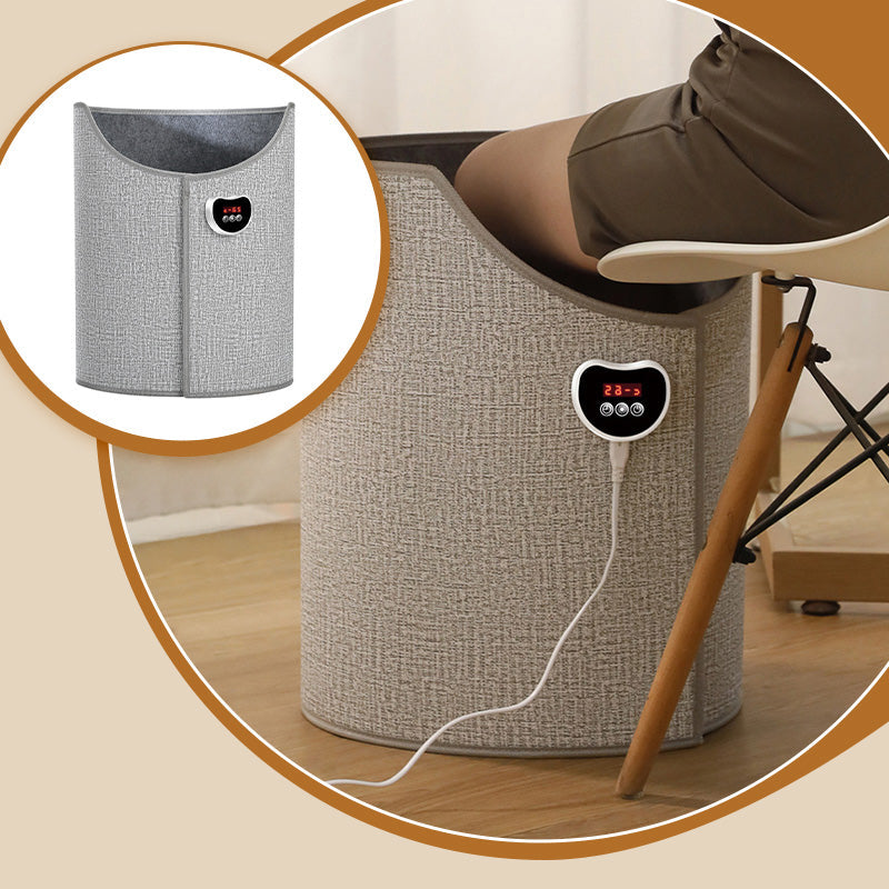 Chauffe-genoux et pieds portable et confortable pour la maison et le bureau