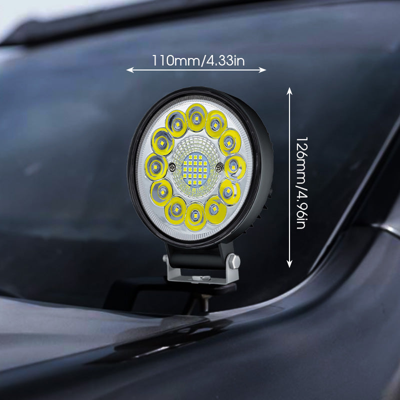 📢Dernier jour de soldes⏰🔦 Projecteur LED 4 Pouces 99W pour Off-Road📍999 perles LED📍