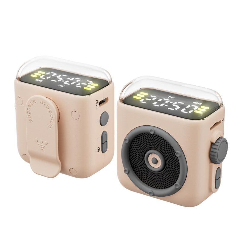 Enceinte Mini Magnétique — Son à 360° et Spectacle de Lumières LED
