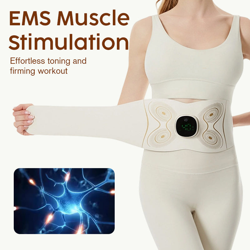 Brûlez sans Effort à -50% ! 🔥 Cette ceinture chauffante EMS tonifie vos abdos à la maison. Offre spéciale : 50% de réduction ! 💥