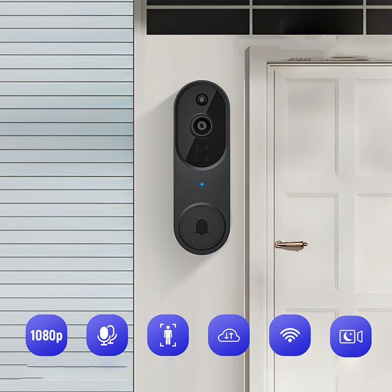 ⏳Spécial à durée limitée⏰Sonnette et Carillon avec Vidéo HD sans Fil pour Maison Intelligente📹